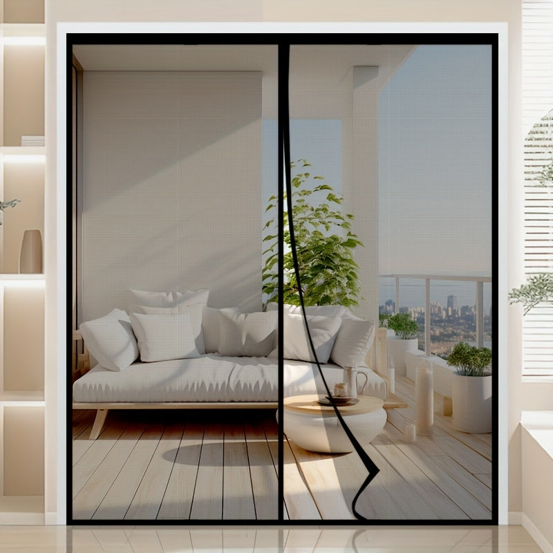MAGNASEAL – Magnetic Mosquito Mesh Door Curtain for Hands-Free Insect Protection