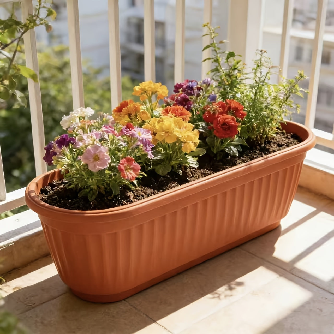 TERRASTACK – Stackable Classic Flower Pot Set