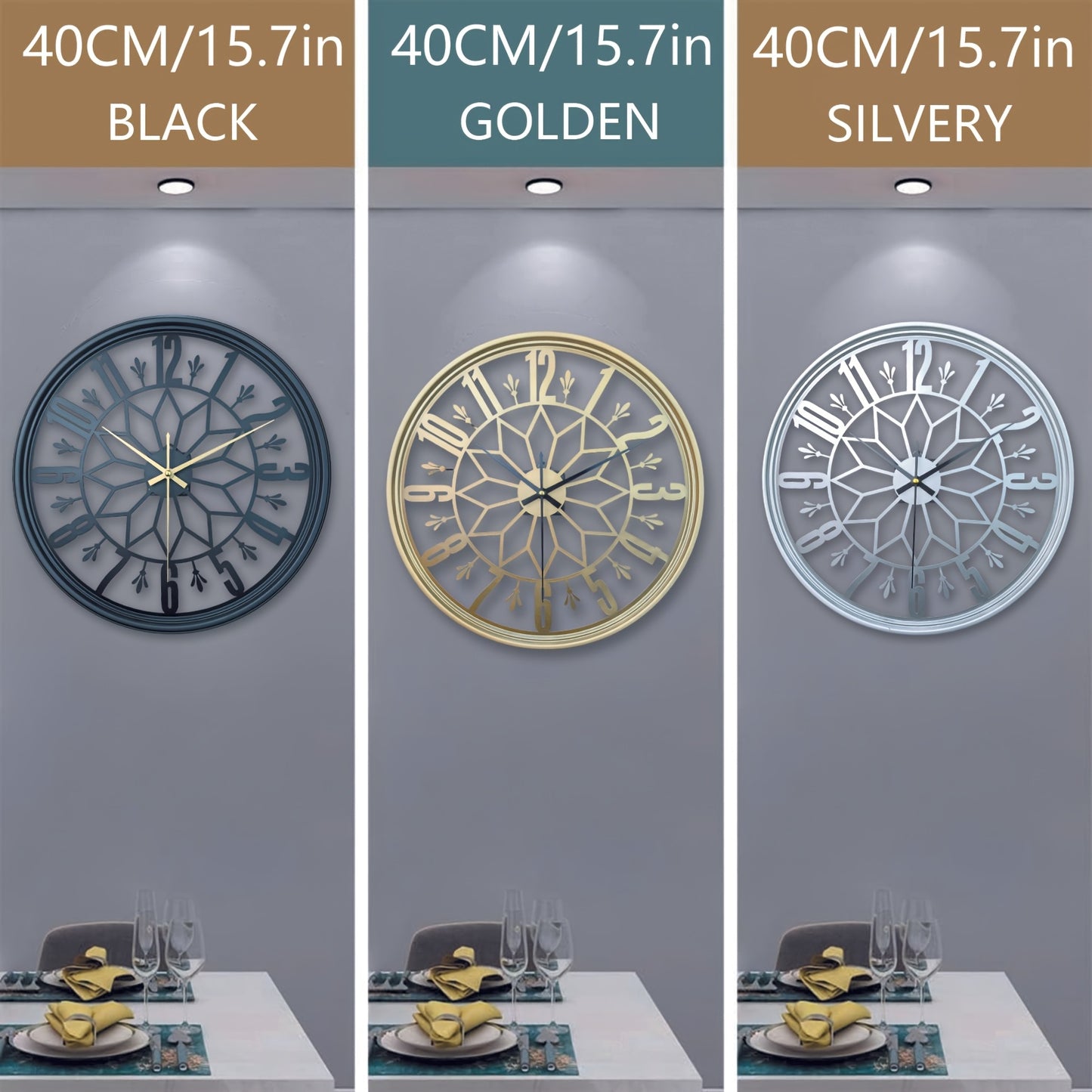 IRONVINTAGE CLOCK – Silent Statement Wall Accent