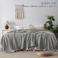 CLOUDSOFT - Ultra-Soft Cotton Blanket for Breathable Everyday Comfort