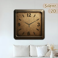 WOODTIME – Solid Wood Minimalist Square Wall Clock