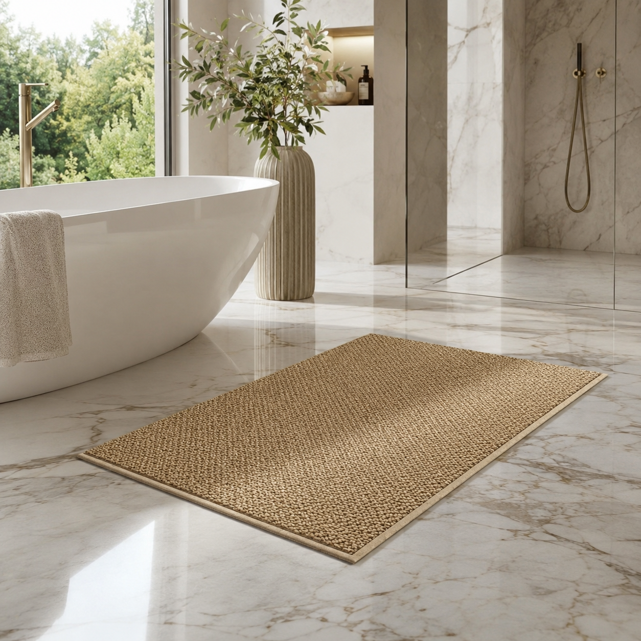 Absorbent Doormat for Indoor & Outdoor Entrances | Non-Slip | Quick-Drying | Dirt-Trapping Entry Mat | Hallway, Patio & Front Door Rug