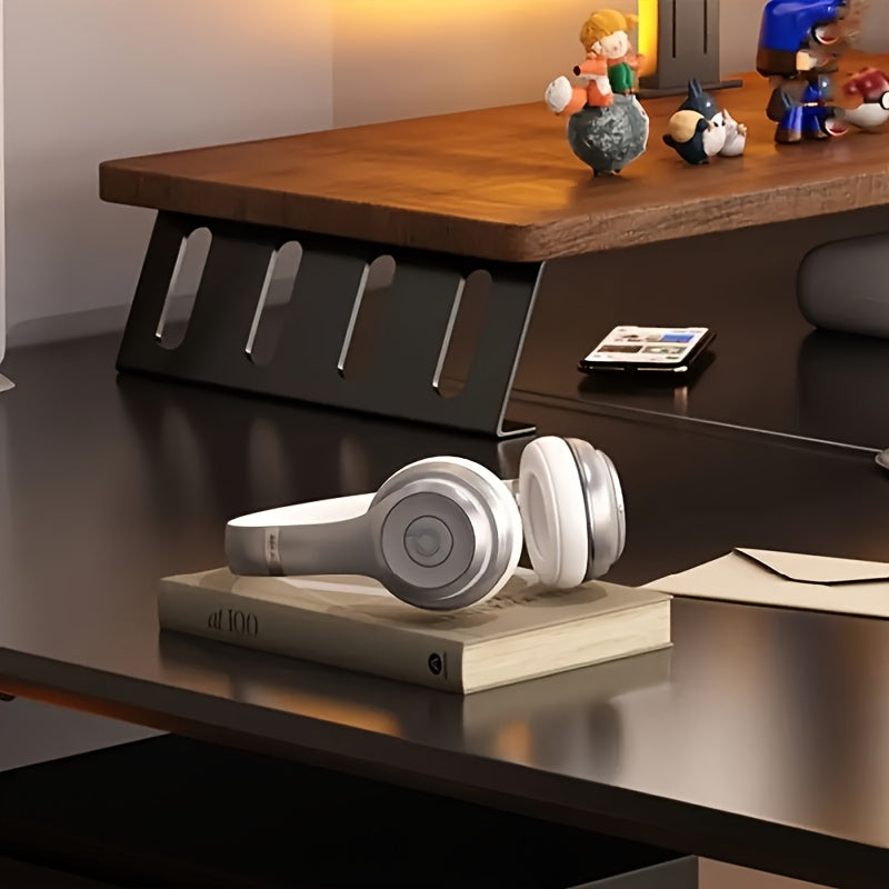 POSTUREPRO - Space-Saving Wooden Monitor Riser for Home Office & Laptop Use