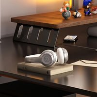 POSTUREPRO - Space-Saving Wooden Monitor Riser for Home Office & Laptop Use