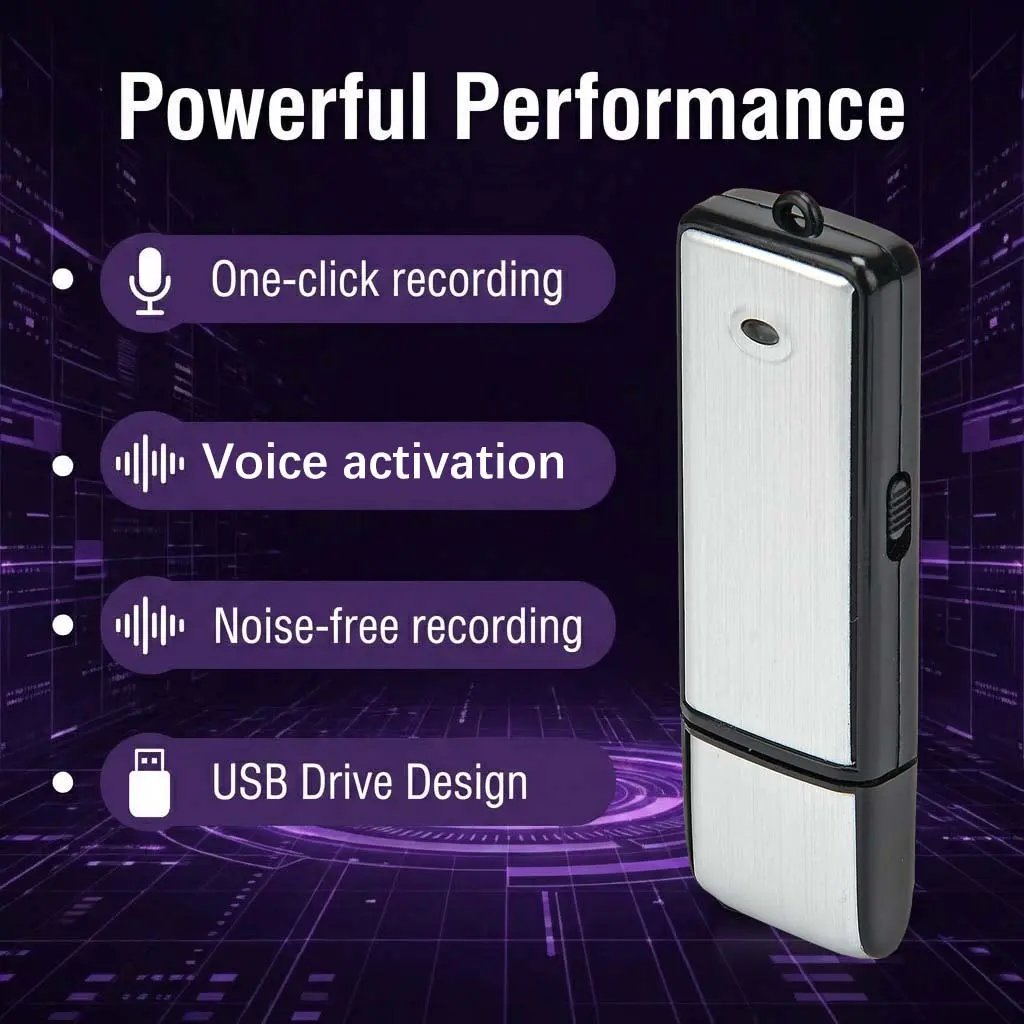 ECHONOVA – Flash Drive Audio Recorder with Smart Voice Detection