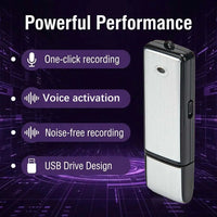 ECHONOVA – Flash Drive Audio Recorder with Smart Voice Detection