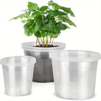 CLEARROOT SET – Transparent Nursery Pots for Easy Root Monitoring