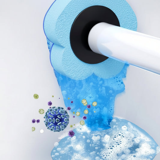 BATHGUARD - Durable Household Toilet Brush with Holder