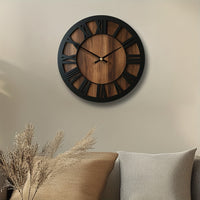 WOODORA ART – Artistic Silent Round Wall Clock