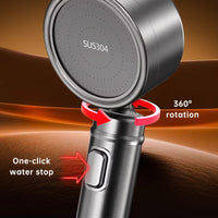 STEELRAIN – Powerful Stainless Steel Handheld Shower Head