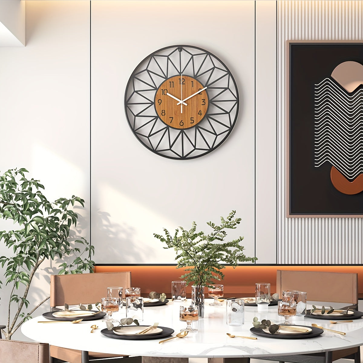 METALWOOD HOLLOW – Hollow Metal Wall Clock