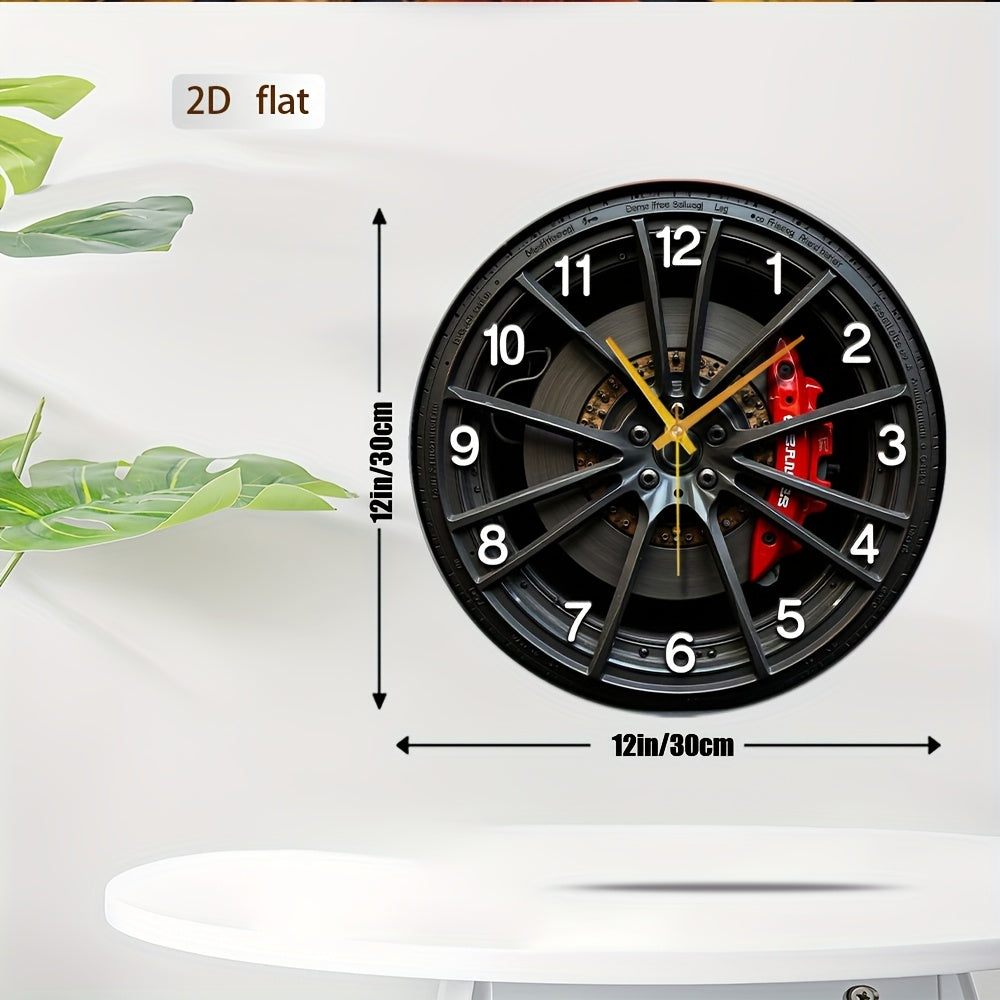 AUTODIAL – Modern Car-Themed 2D Wall Clock for Enthusiasts