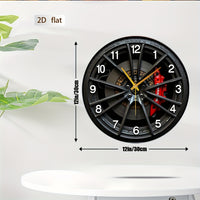 AUTODIAL – Modern Car-Themed 2D Wall Clock for Enthusiasts