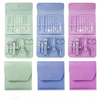 TRIMFORGE – 16PCS Stainless Steel Manicure & Pedicure Grooming Tool Set