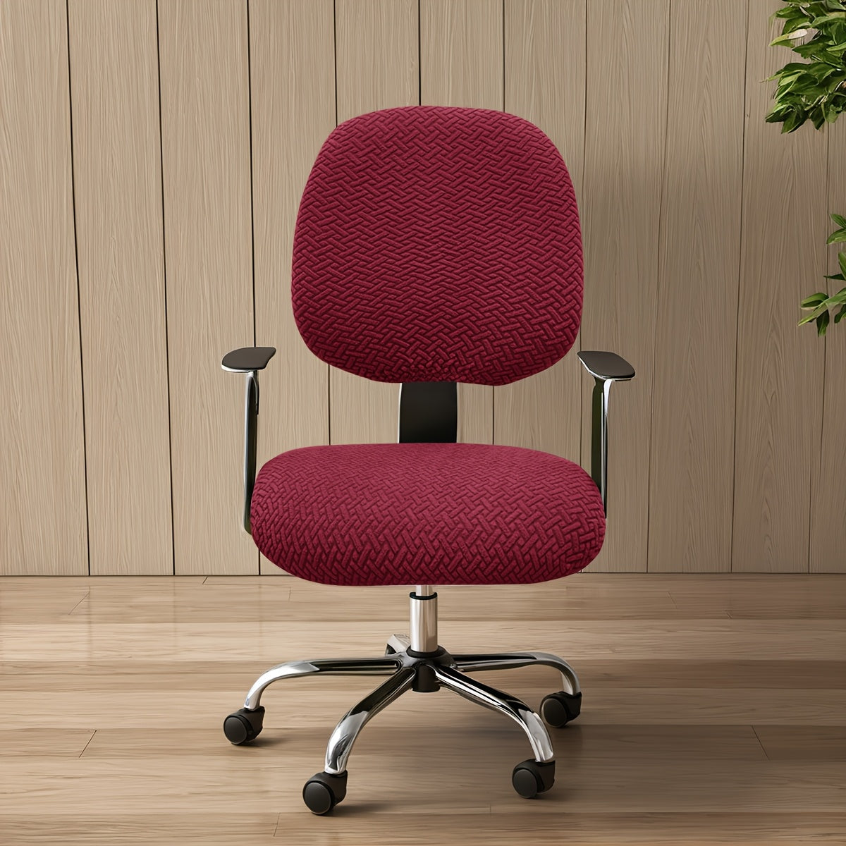 OFFICEGUARD – Elastic Split Cover Set Chair/Back for Clean