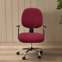 OFFICEGUARD – Elastic Split Cover Set Chair/Back for Clean