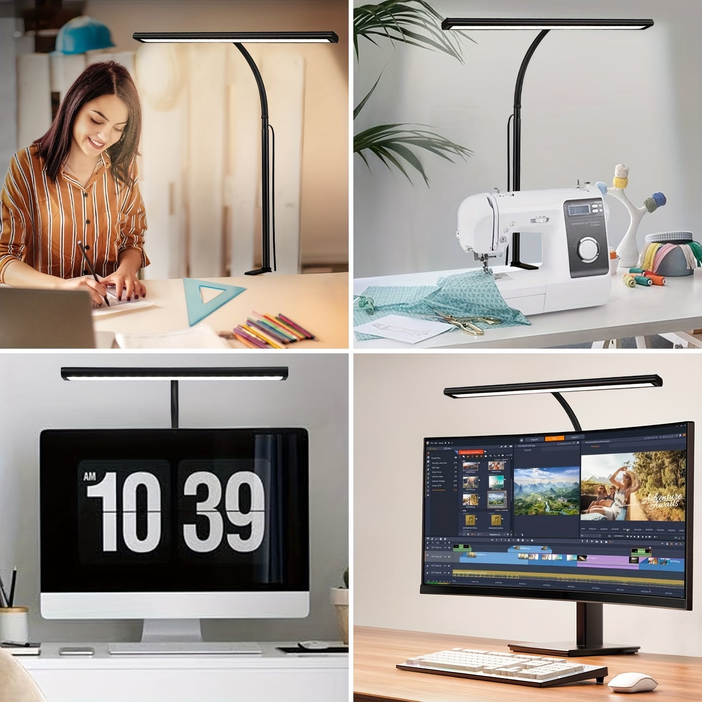 WIDELUX – Ultra Wide LED Desk Lamp with Clip