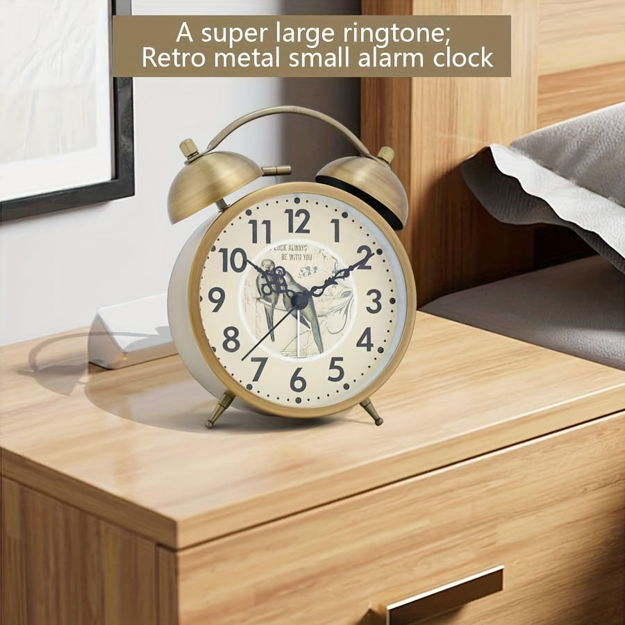 NORDIBELL – Scandinavian Vintage Luminous Alarm Clock