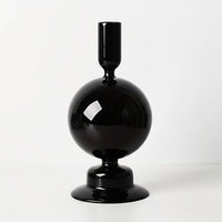 AURAVINE - Minimalist Glass Candle Holder Vase Decorative Art Piece