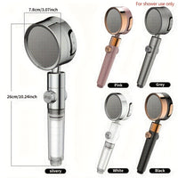 NIMBUSA – Adjustable High-Pressure Shower Head with Three Water Flow Settings