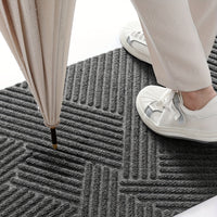 ENTRYSTYLE - Solid Color Durable Non-Slip Door Mat