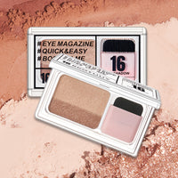 GLAMISTA - Long-Lasting Waterproof Eyeshadow Palette, 5-8 Shimmery Versatile Colors