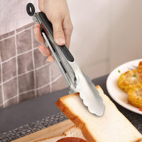 LOCKTONG – Stainless Steel Kitchen Tongs with Silicone Grip & Locking Feature