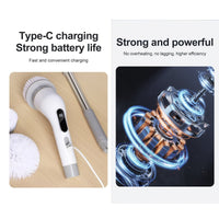 CLEANSWIFT - 9-in-1 Multifunctional Electric Cleaning Brush Set for Home & Car