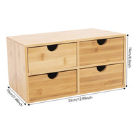 QUADDRA BAMBOO – Four Drawer Storage Solution