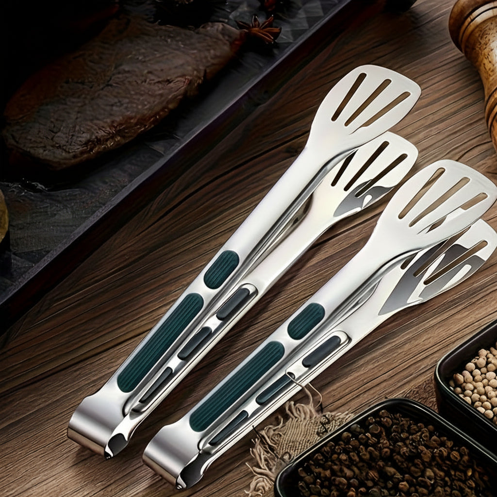 SERVETONG – Stainless Steel Tongs for Secure Grip & Precise Food Handling