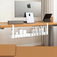 TANGLEFREE - Under Desk Cable Organizer with Adjustable Strap and Clips
