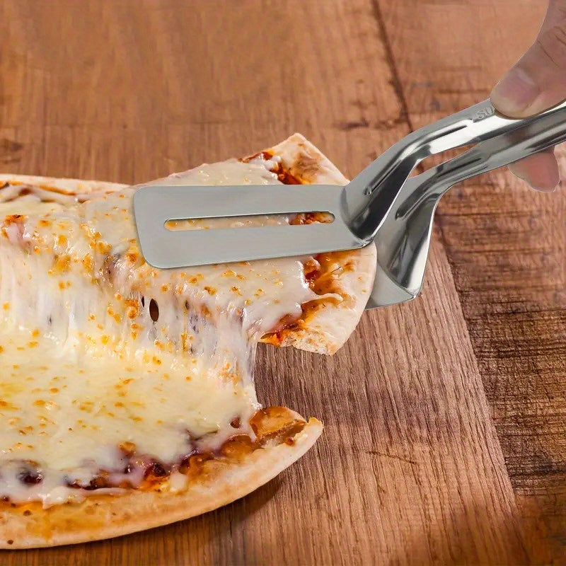 STEAKCLIP – Multi-Function Stainless Steel Tongs with Spatula Control