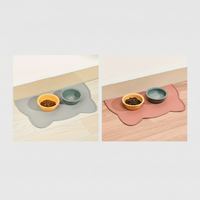 PAWSPOT - Waterproof Cat & Dog Feeding Tray, Scratch-Resistant & Mess-Free