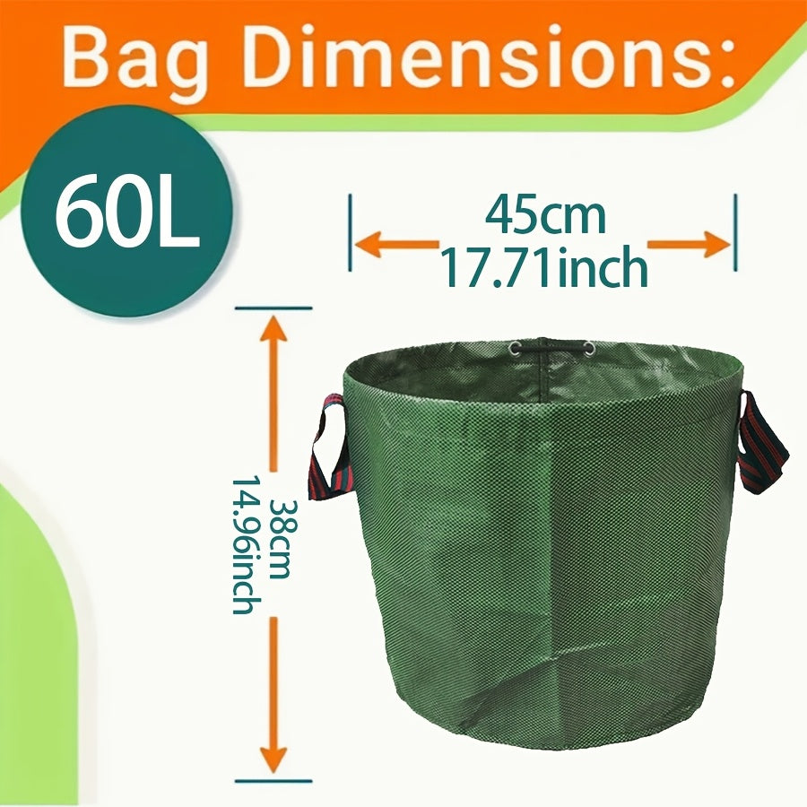 PUREBIN - Versatile Trash Bag Collection for Garden, Pool, and Home Use 125L/120L/60L/50L