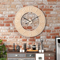 IRONWOOD CLOCK – Vintage Iron & Wood Wall Statement Clock
