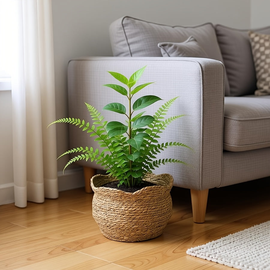 RATTANPOT – Handwoven Scandinavian Planter for Natural Boho Plant Decor