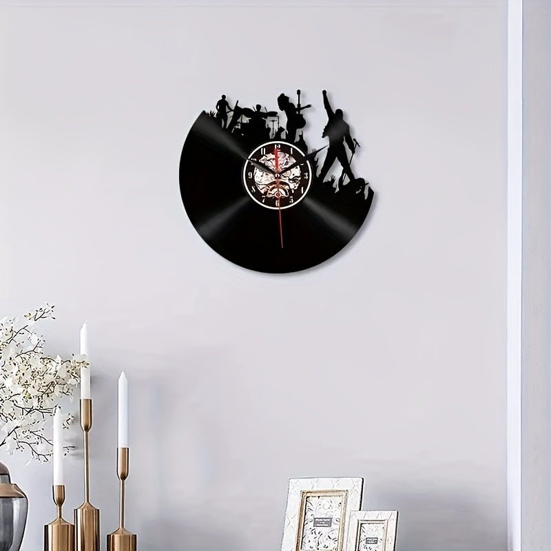 CROWNBEAT – Festive Silent Wall Clock for Stylish Spaces