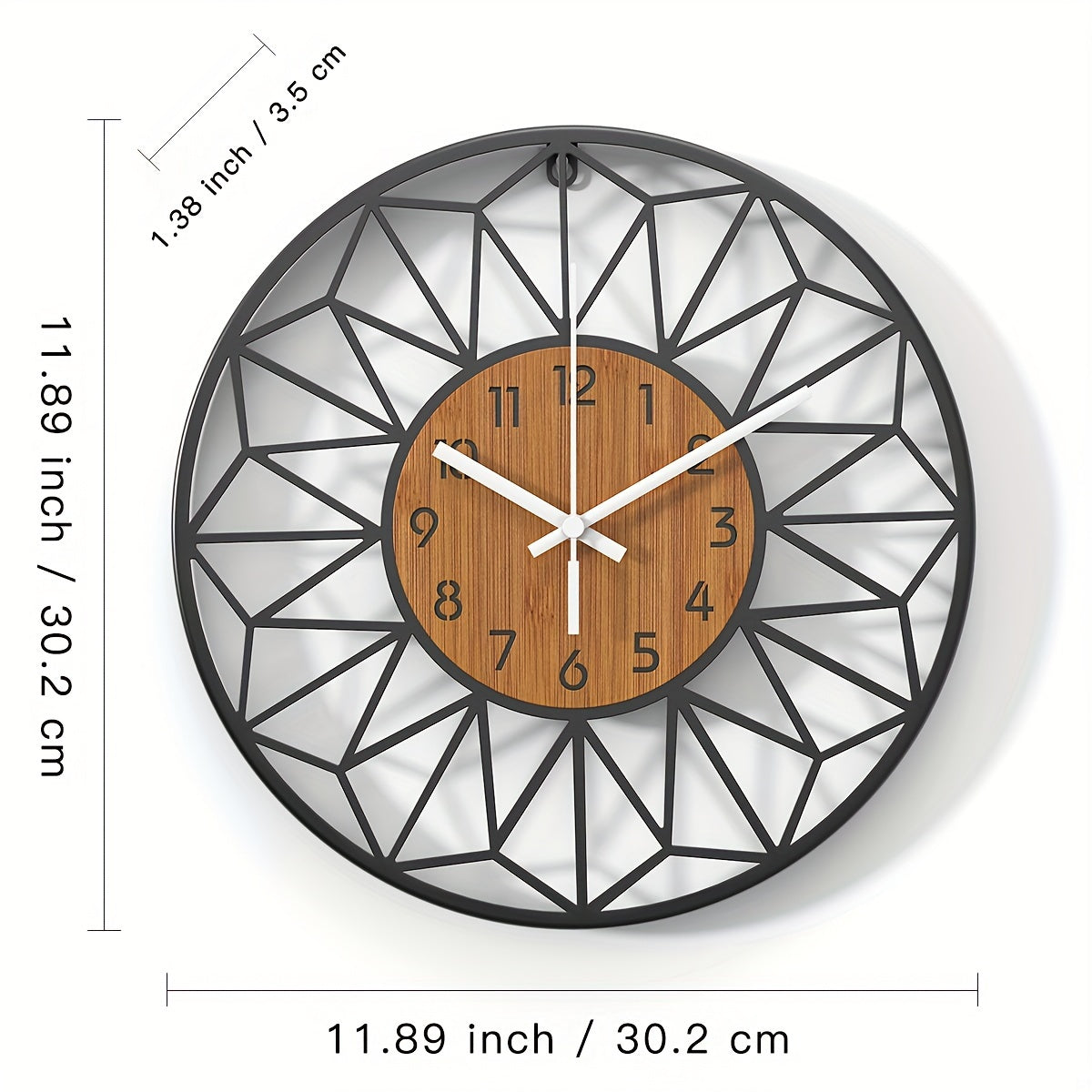 METALWOOD HOLLOW – Hollow Metal Wall Clock