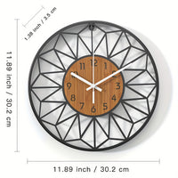METALWOOD HOLLOW – Hollow Metal Wall Clock
