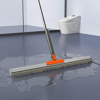 AQUAMOP - Water & Dust Scraper Broom for Bathroom, Glass, and Floors