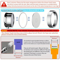 NIMBUSA – Adjustable High-Pressure Shower Head with Three Water Flow Settings