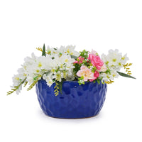 COBALTHAVEN – Vintage Handmade Ceramic Planter Set