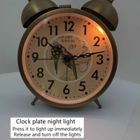NORDIBELL – Scandinavian Vintage Luminous Alarm Clock