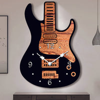 MELODYTIME – Artistic Guitar Wall Clock for Music Lovers