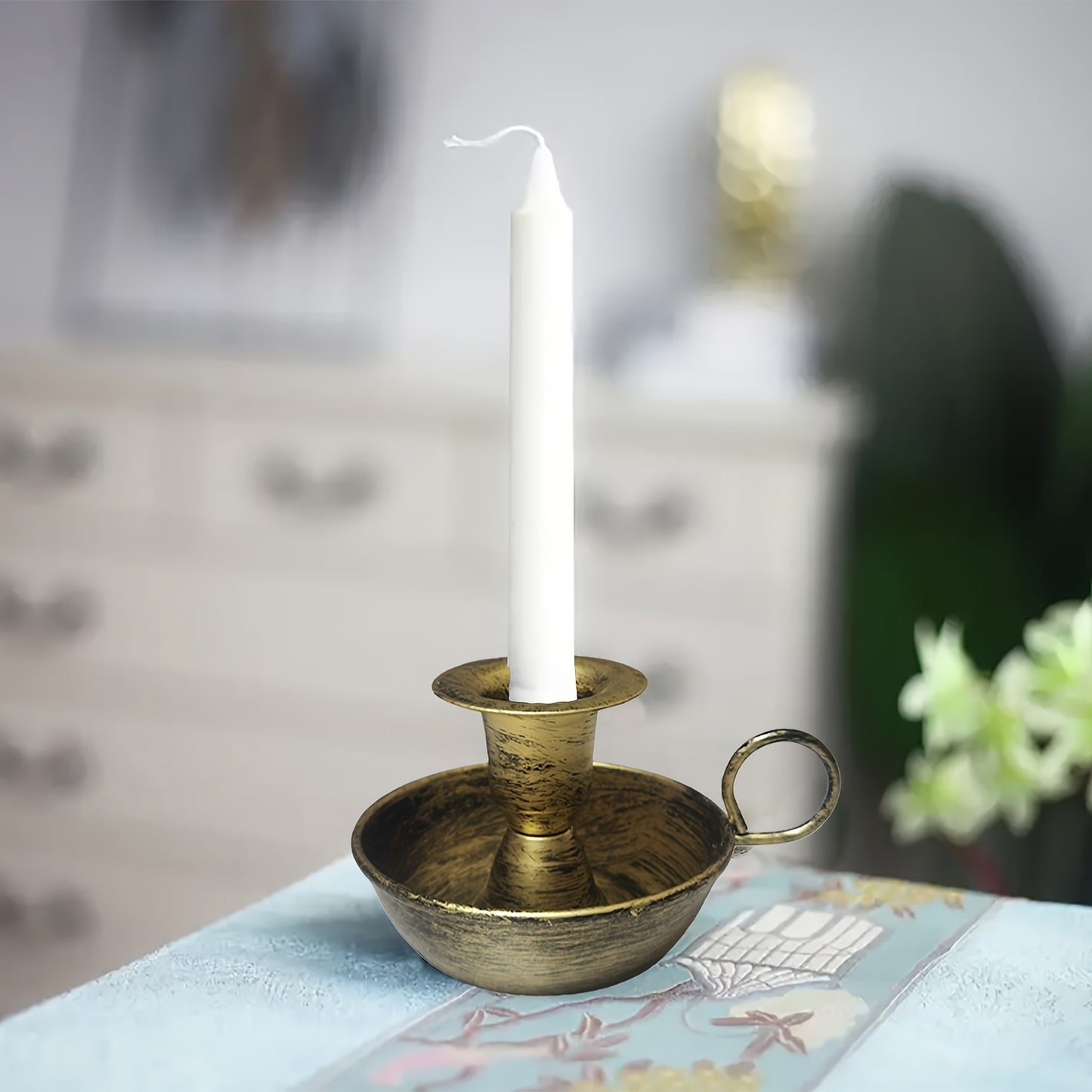 NORDIQUE IRON – Vintage Art Deco Candle Holder