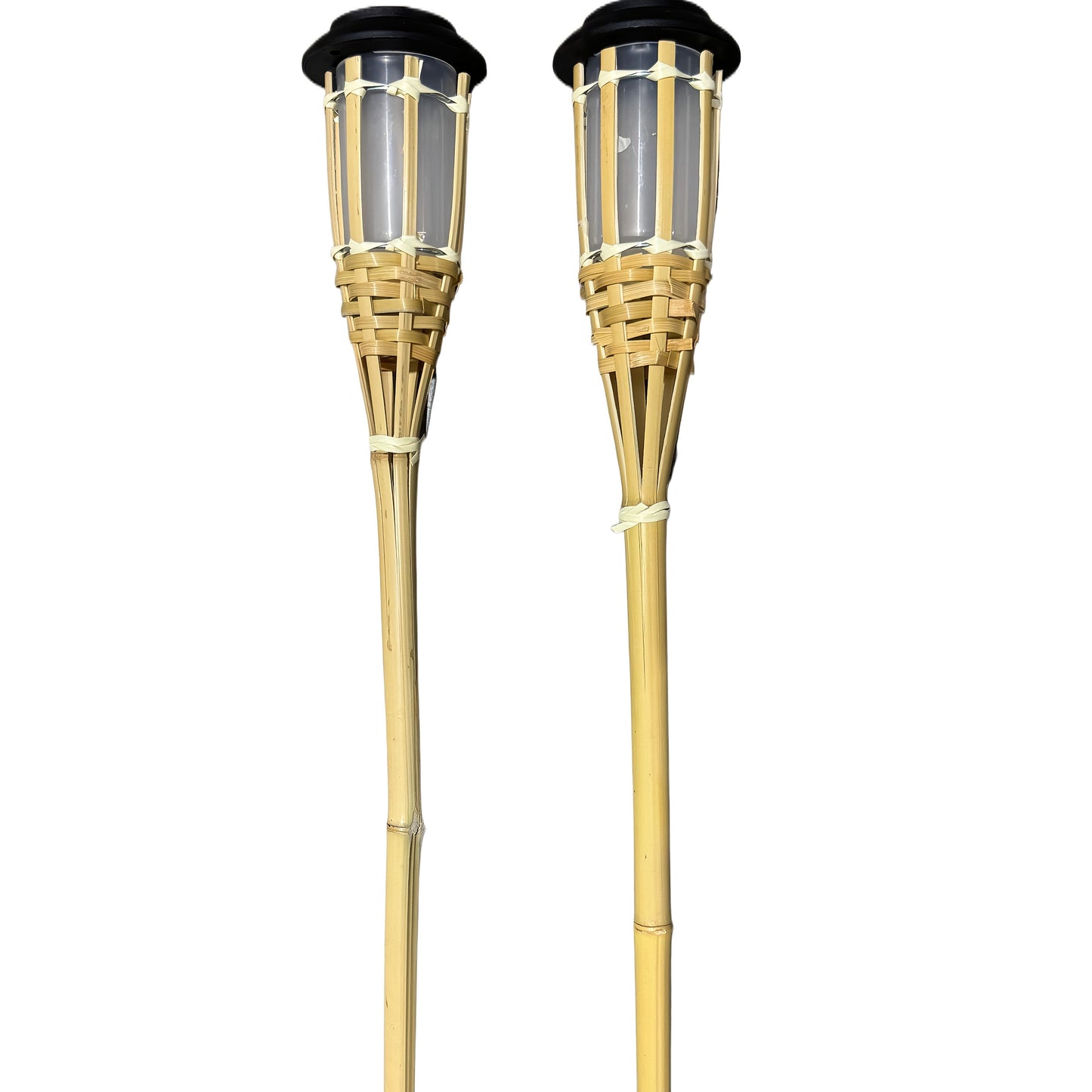 FLAMEGLOW – Solar Bamboo LED Lights for Outdoor Ambiance