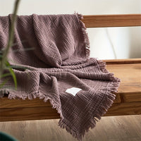 SOFTCLOUD – 4-Layer Cotton Crepe Blanket for Breathable Everyday Comfort