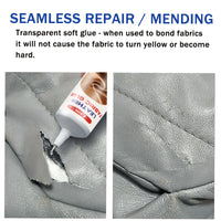 SOFTSEAL – Flexible Transparent Adhesive for Clothing & Sofa Repairs