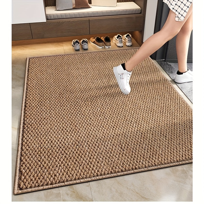 LUMEDWELL - Decorative Pineapple Entry Rug with Textured Surface and Anti-Slip Design