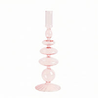AURAVINE - Minimalist Glass Candle Holder Vase Decorative Art Piece